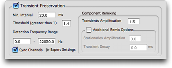 Les param&egrave;tres