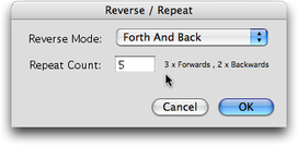 R&eacute;glage du nombre de trajets