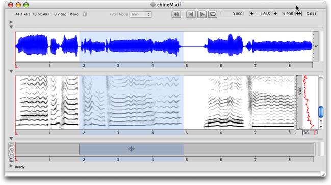 Un traitement et son &eacute;l&eacute;ment de piste