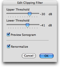 R&eacute;glage des seuils
