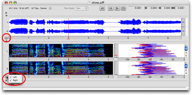 Le bouton &agrave; gauche des r&egrave;gles