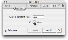 L'onglet &ldquo;Constant&rdquo;