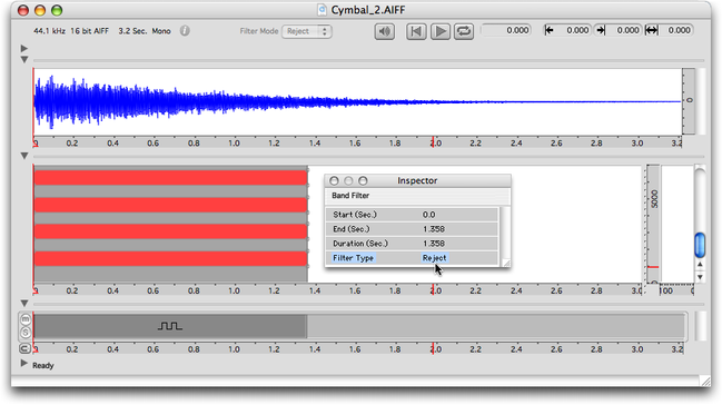 Filtre &agrave; r&eacute;jection de bandes