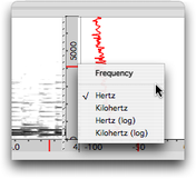 &Eacute;chelle des fr&eacute;quences