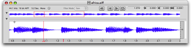 Zone 2 : la &ldquo;fen&ecirc;tre dans le son&rdquo;