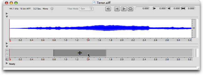 Transposition : &eacute;l&eacute;ment de piste