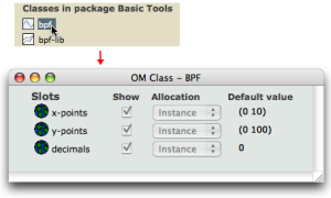 Openin the editor of a BPF.